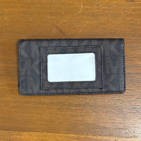 Michael Kors Handbags - Michael Kors Black and Brown Logo Wallet